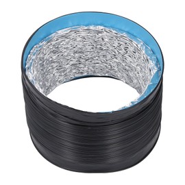 Cocoarm 7in Flexibler Isolierter Luftkanal -Trockner -Entlüftungsschlauch 6,56 Fuß Flexibler Lüftungskanal mit Geräuschreduzierung für HLK -Küchen Gewächshäuser