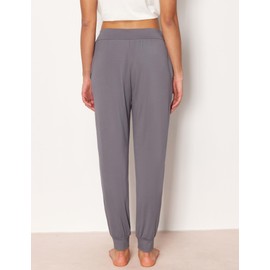 GYS Bamboo Viscose Women Pajama Pants Soft and Comfy Jogger Sleep Bottoms with Pockets, Reddish Grey, Medium