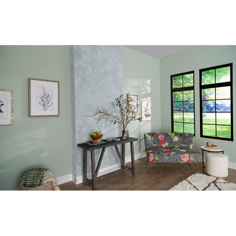Rust-Oleum 379908-2PK Concrete Interior Wall Paint, Quart, Sidewalk, 0.25 Gallon