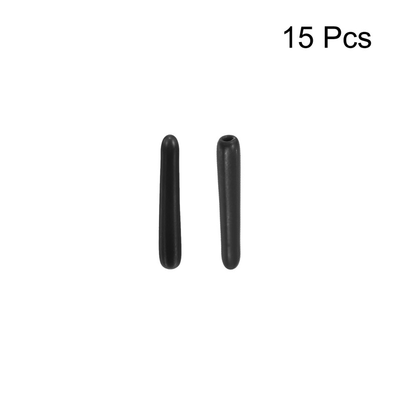QUARKZMAN Pack of 15 Rubber End Caps 1.3 mm ID