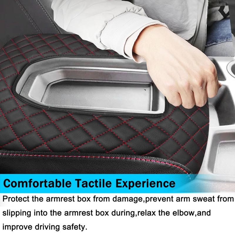 SENSHINE Center Console Cover for Chevy Silverado/GMC Sierra Accessories 2019-2023