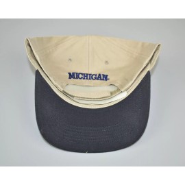 Richardson Michigan Wolverines Vintage Strapback Cap Hat - NWT