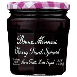 BONNE MAMAN More Fruit, Less Sugar Cherry Fruit Spread, 11.8 OZ