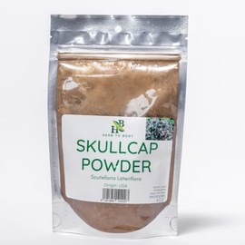 Herb To Body Skullcap Powder | Scutellaria Lateriflora | Wildcrafted | 4oz