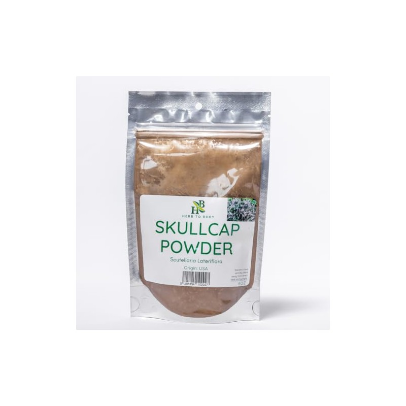 Herb To Body Skullcap Powder | Scutellaria Lateriflora | Wildcrafted