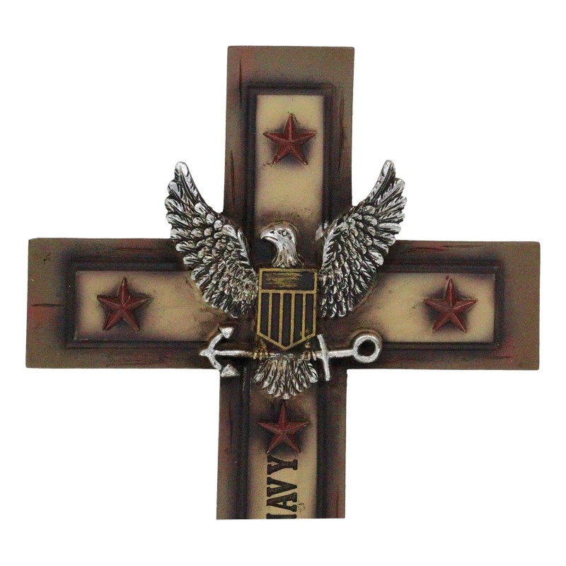 Western Rustic United States Navy with Eagle and Anchor Emblem