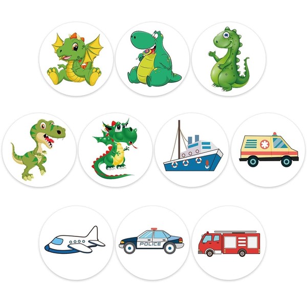 AOEVUIR Pack of 10 Potty Training Stickers Reusable Funny Potty