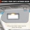 Sun Visor with Light for 2013-2018 Nissan Pathfinder, 2014-2017 Infiniti