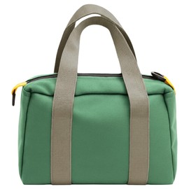 Voyboced 14 Inch Canvas Tool Bag, Small Tool Bag for Men, Large Capacity Wide Mouth Tool Organizer Tote Bag for Storage Hand Tools Wrenches (Green, 14 Inch)