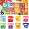 Set de 8 bálsamos labiales con sabor a frutas, Set