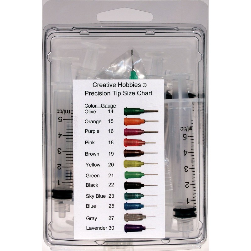 Creative Hobbies® Glue Applicator Syringe for Flatback Rhinestones & Hobby