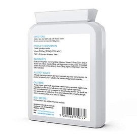 Vegan Vitamin D3 1000 IU - 6 Months Supply - 100% Natural Cholecalciferol derived from Algae, Making it Low-CO2 and 100% Plant sourced - no pesticides and no Harsh solvents - UK Made