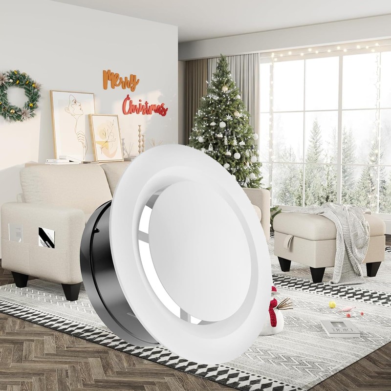CSKB 2-Pack 6 Inch Round Vent Cover, Air Vent Covers
