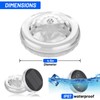 ivotow Pool Lights,Solar Rechargeable Floating,Pool Lights That Float with Remote