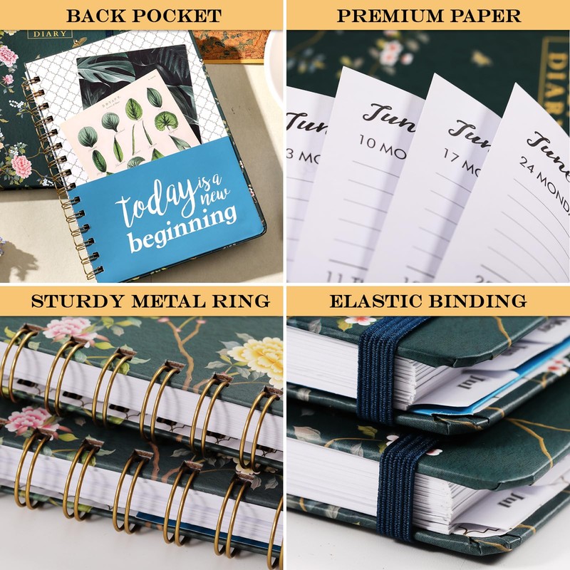 Academic Diary 2025-2026 - A5 Diary 2025-2026 Week to View,