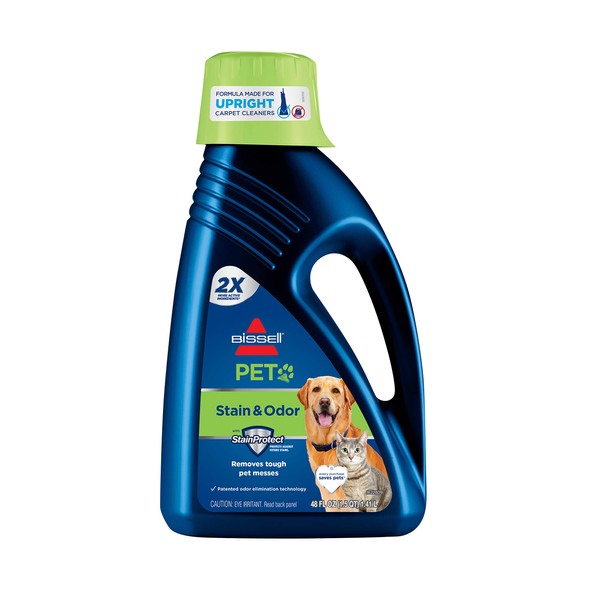 BISSELL 2X Pet Stain & Odor Full Size Machine Formula, 48 ounces, 99K57