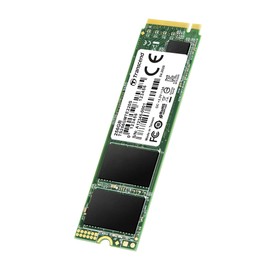 Transcend MTE220S 256 GB NVMe PCIe Gen3 x4 M.2 2280 Internal Solid State Drive (SSD) 3D TLC NAND with DRAM Cache (TS256GMTE220S)