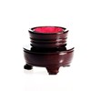 Amlong Crystal Red Crystal Ball 60mm (2.3 in.) Including Wooden