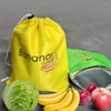Tiardey Yellow Banana Fridge Bag 35cm x 28cm Protect Fresh