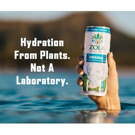 Zola 100% Pure Coconut Water, 17.5 Fl Oz (Pack of 12)