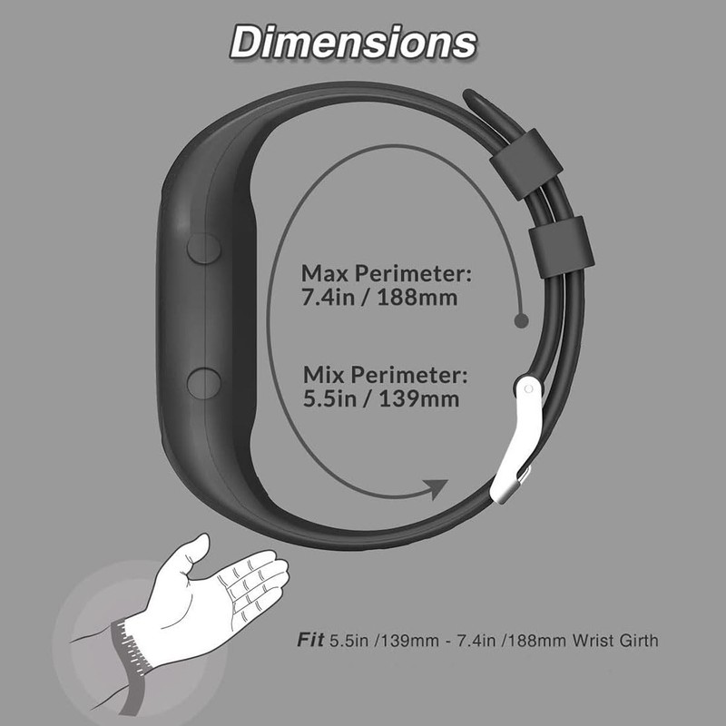 e-vibra Potty Training Watch - Silent Vibrating Reminder - Purple