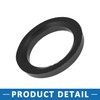 A ABSOPRO 73.1-54.1mm Wheel Hub Centric Rings Plastic Black (Set