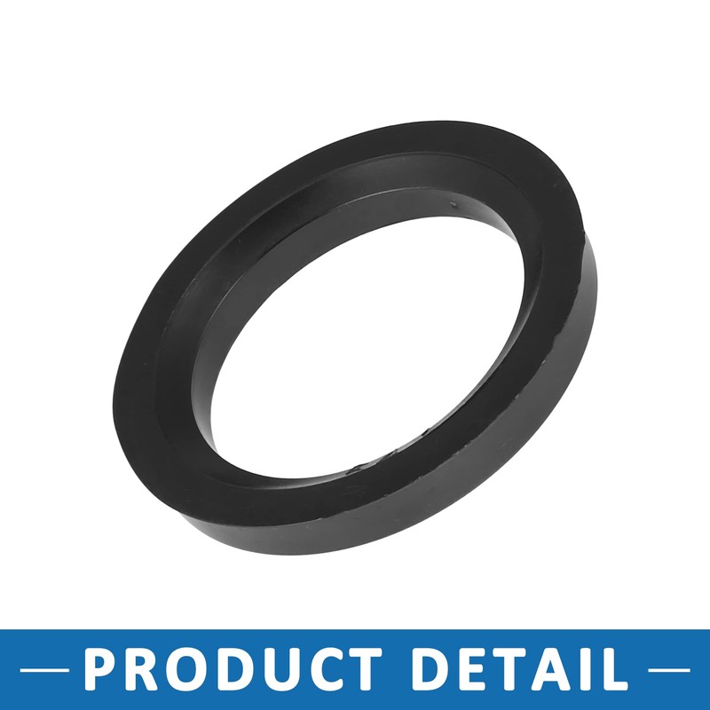 A ABSOPRO 73.1-54.1mm Wheel Hub Centric Rings Plastic Black (Set