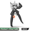 GRAND ORANGE Garden Tree Grafting Knife Pruning Pruner Shears Snip