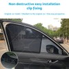 MAX COOL Car Window Sun Blind Shade Mesh Sunshade Suitable