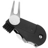 MAEXUS Multifunctional Golf Divot Tool Golf Fork with Pocket Clip
