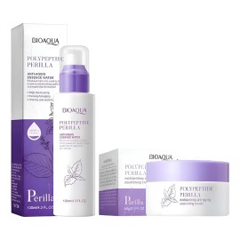 Essence Water + Crema Facial Polypeptide Perilla Bioaqua Todo Tipo De Piel Día/noche