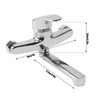 Wall Mounted Kitchen Tap Wall Mounted 360 Degree Rotatable Wall