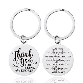 Coworker Leaving Gifts for Women Men Friends Thank you Gifts for Teacher Therapist Coworkers Inspirational Keychain for Employee Best Friend Christmas Birthday Gifts for Mom Dad Boss Surgeons