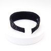 Burnaby black base white line hair band / 버나비 블랙