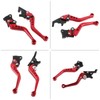 Clutch Brake Handle Levers, Keenso 1 Pair 7/8" Aluminum Alloy