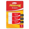 Promarx White Erasers, 3 Count (DA10-NRSB03-48)