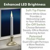 612 Vermont LED Electric Window Candles with Sensor Dusk to