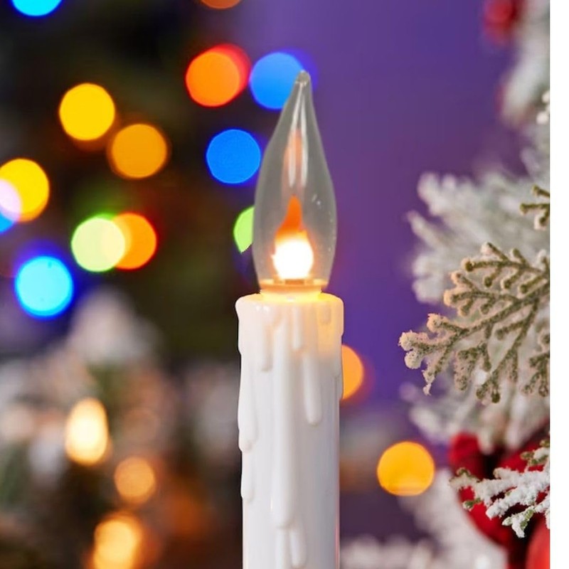 Royal Designs, Inc. Flicker Candelabra Style LED Light Bulbs, E12