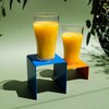 Set of 6 Virtually Unbreakable Reusable Plastic Octagon Shaped Tumblers.
