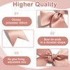 50Pcs Pink Bows, Pre-Tied 3.3 Inch Ribbon Bows for Gift