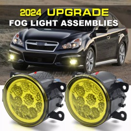 CHUSYYRAY For Subaru Outback 2010 2011 2012 LH=RH Fog Light Bumper Lamp W/ Bulb Clear Lens