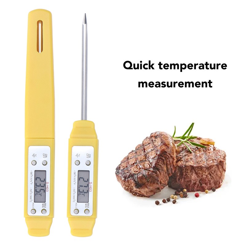 Digital Food Thermometer Automatic Calibration Pen Style High Accuracy Electronic