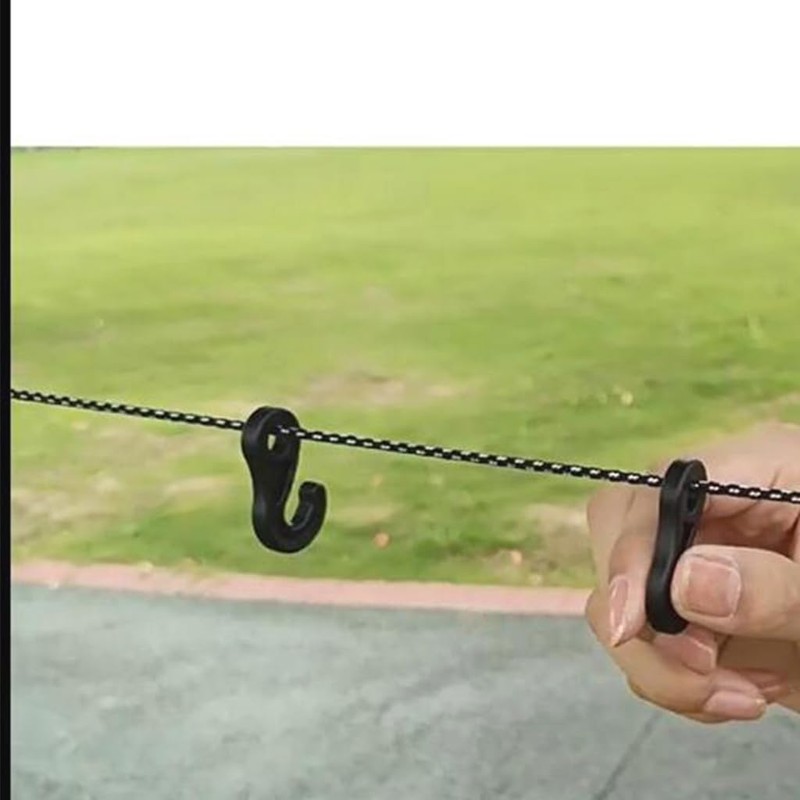 Bungee Cord Hooks Camping Tent Hooks Canopy Windproof Hooks Plastic