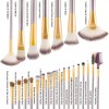 1 Brochas De Maquillaje Profesional 24 Pz Cerdas Sintéticas