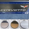 Advanced Trims DOOR SILLS PLASTIC LETTERS x2 fits 2005-2013 Corvette