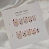 Cutie Gemstone [Handmade Nail Tips] Emily Nail - Coffin /