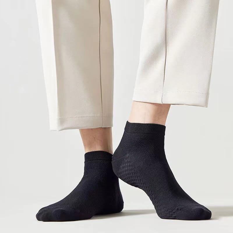 Futoienpitu Men's Ankle Socks,No Show Socks, 7-Pack ， Breathable &