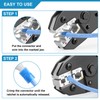 Plustool Crimping Tool for Insulated Electrical Connectors AWG 22-10 -