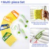 Blind Cleaner Duster Tool - 4 Pcs 7 Fingers Anti-Shedding