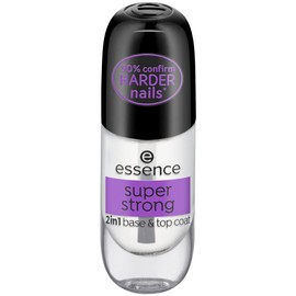 Base Top Coat 2 en 1 Super Strong: 1 Unidad